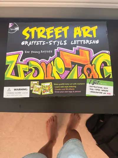 SpiceBox Street Art Graffiti-Style Lettering Kit, View more