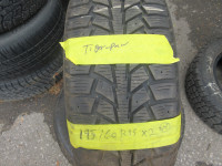 2 tires of Tiger-Paw 195/60/15 winter tires for sale