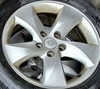 Set of 4 17” aluminum wheels bolt pattern 5x114.3mm CB67.1mm
