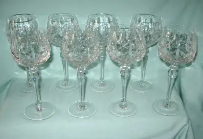 LOT DE ONZE  COUPES   CRYSTAL LOT OF ELEVEN  FOOTED GLASSES, View more