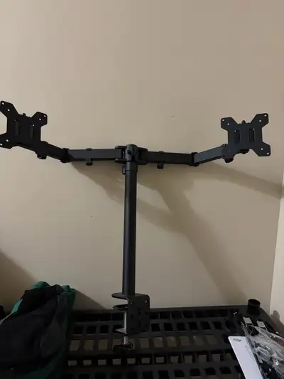 Vivo Dual Monitor Desk Stand Clamp Mount, View more