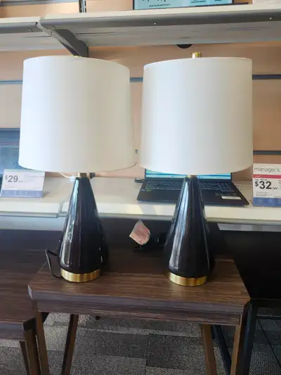 black lamps set ( NEW), View more