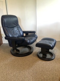 Ekornes Stressless Chair & Ottoman 