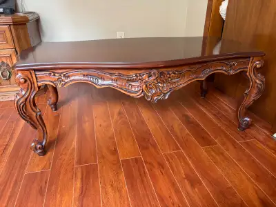 Ornate Wooden Coffe Table, View more