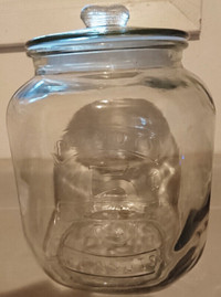 Vintage  Glass Planters Peanut Jar 5¢ Salted Peanuts