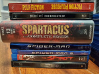 Lot of 15 Movies and 1 TV show - Spartacus, Batman, etc
