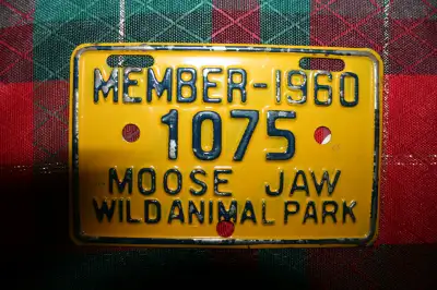 Moose Jaw Wild Animal Park , Member  ( 1960 ) Collectors Item, View more