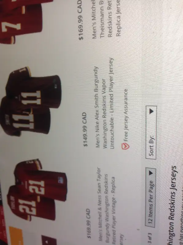 NFL jersey- BRAND NEW! Washington Redskins in Men's in Brantford - Image 5