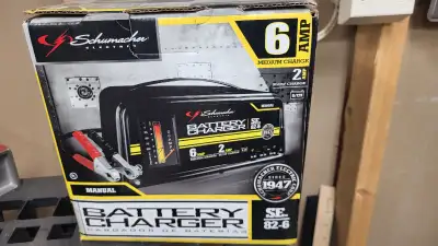 schumacher battery charger . New in box. $75