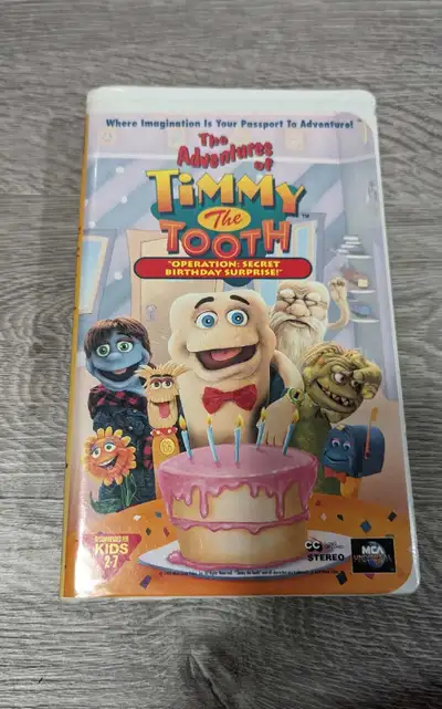 The Adventures of Timmy the Tooth VHS Movie