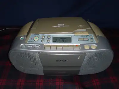 Boomboxes - CD Radio Cassette Recorder Player, Sony, View more