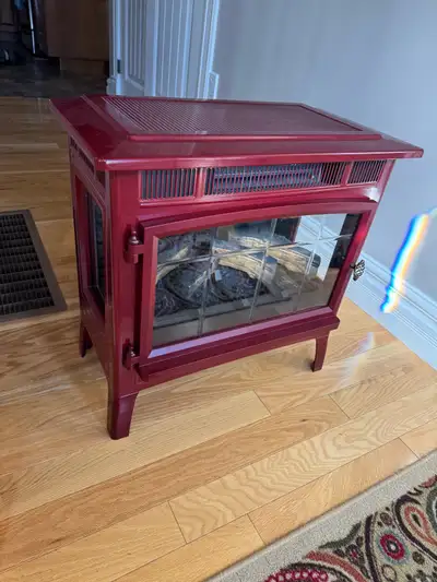 Electric fire wood stove , View more