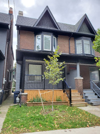 House (Semi detached; 3+2 bed, 3.5 bath) for lease - Leslieville