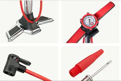 Pompe à Air vélo de sol Schwinn avec manomètre pour tête de valve Schrader et Presta, 160 Psi Schwin...