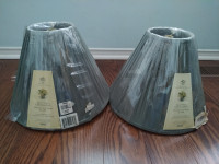 Brand New Grey Lamp Shades