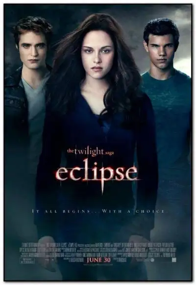 Various Twilight Saga items: poster, gift cards, View more