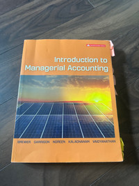 Managerial Accounting textbook