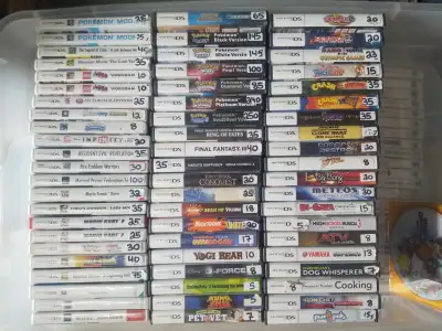Nintendo DS games and 3DS games for sale individually, View more
