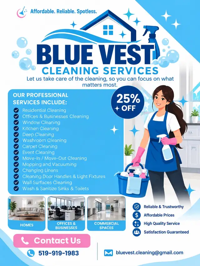 BlueVest Cleaning services