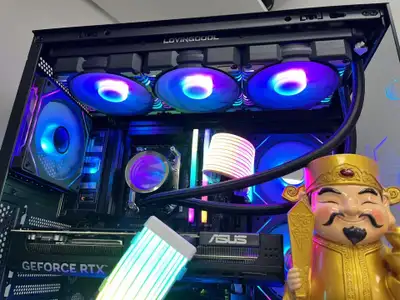 ▶︎ Processor: AMD Ryzen 9800X3D ▶︎CPU CLOOER: SAMA LIQUDI COOLER ▶︎Motherboard: AoRus X870 Elite WIF...