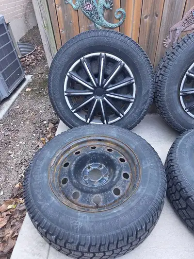 These 235/63R17 winter tires are designed to tackle cold, snowy, and icy road conditions with reliab...
