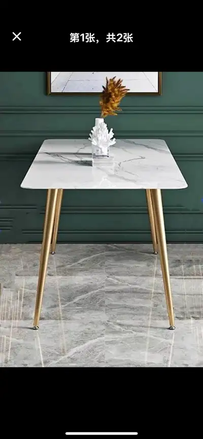 Brand new High-quality and beautiful rock slab dining table, View more