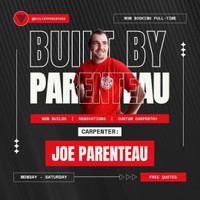 BuiltByParenteau. Carpenter booking to May to July