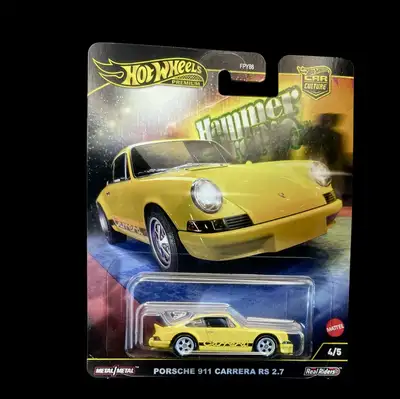 Hotwheels premium Hammer drop Porsche 911 Carrera RS2.7 4/5 in the series New the photographs depict...