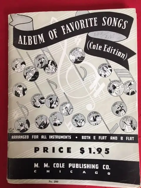 Album of Favorite Songs Cole Ed 1936 Music Book All Instruments in Other in Edmonton - Image 2