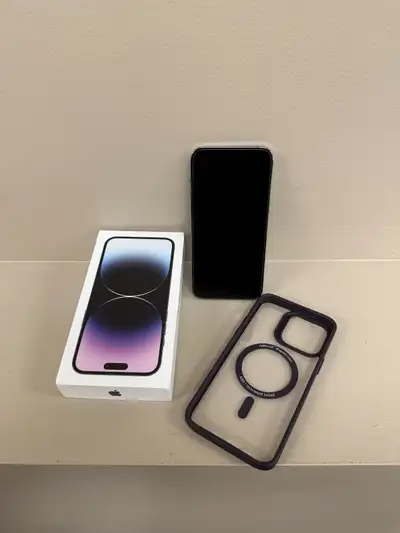 iPhone 14 Pro Max / 256GB / with Screen Protector & Case, View more