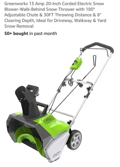 Electric Snow Thrower, View more