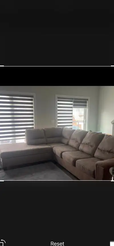 L shaped couch, View more