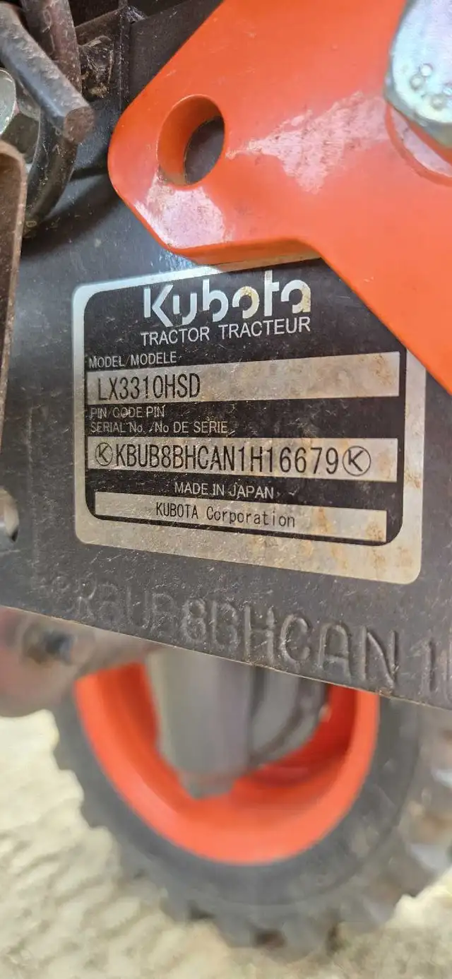 2022 Kubota LX3310 in Heavy Equipment in Meadow Lake - Image 9