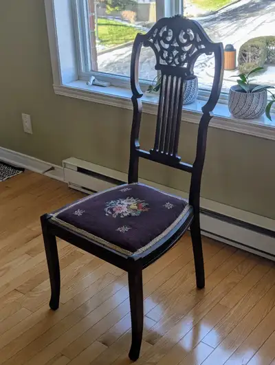 Antique Hepplewhite/Sheraton Revival Carved Side Chair, View more