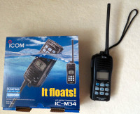ICOM IC- M3- VHF Marine Transceiver.