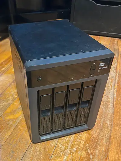 Western Digital My Cloud EX4 NAS - 4-drive, dual-Ethernet, RAID, View more