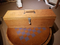 Vintage Wood Tool Box 