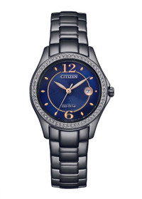 Citizen Classic Blue Dial Crystal Accent Ladies Watch FE1255-84L