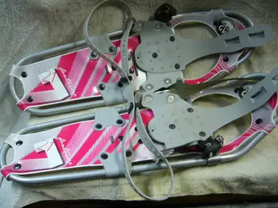Raquettes a neige GV21 Fantaisie avec batons Grise/rouge., View more