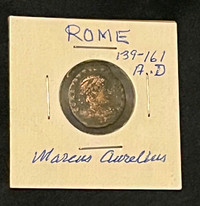 RARE COIN - ROME 139-161 A.D.  EMPEROR MARCUS AURELIUS