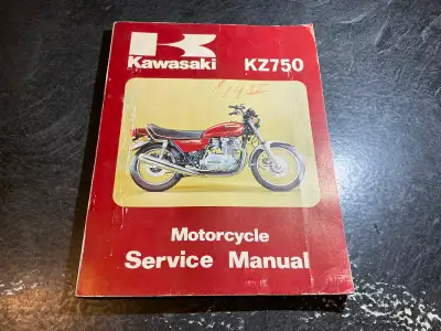1979 Kawasaki KZ750 Twin Motorcycle Service Manual p/n 99924-1013-01| Kawasaki Heavy Industries, 197...
