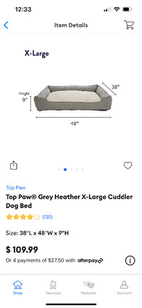 XL dog bed
