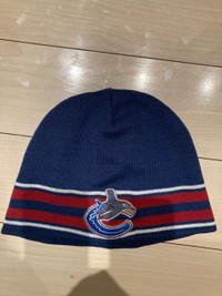 Vancouver Canucks hockey adult knit beanie cap