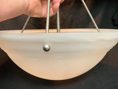 Semi flush mount light fixture with two bulbs, View more