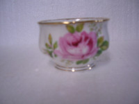 Vintage American Beauty Open Sugar Bowl