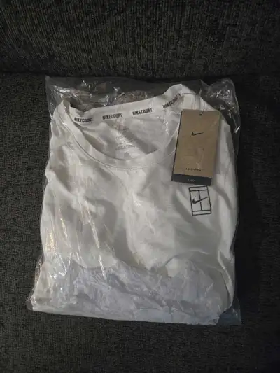Brand New Men's White Nike Court tennis t-shirt size large, View more