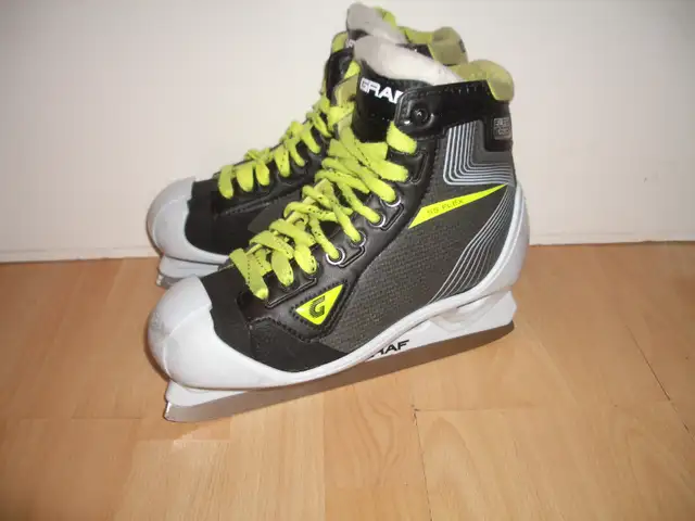 Patins goalie - GRAF supra G5035 - size  5-5.5 US men/ 6-6.5 fem in Skates & Blades in City of Montréal - Image 3