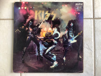 Vintage KISS DOUBLE  album vinyl record lp,, rock music 