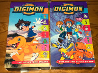 DIGITAL DIGIMON MONSTERS VHS Lot of 2
