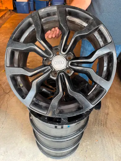 Original Forged wheels for Audi will also fit porsche vw other German vehicles very good condition m...